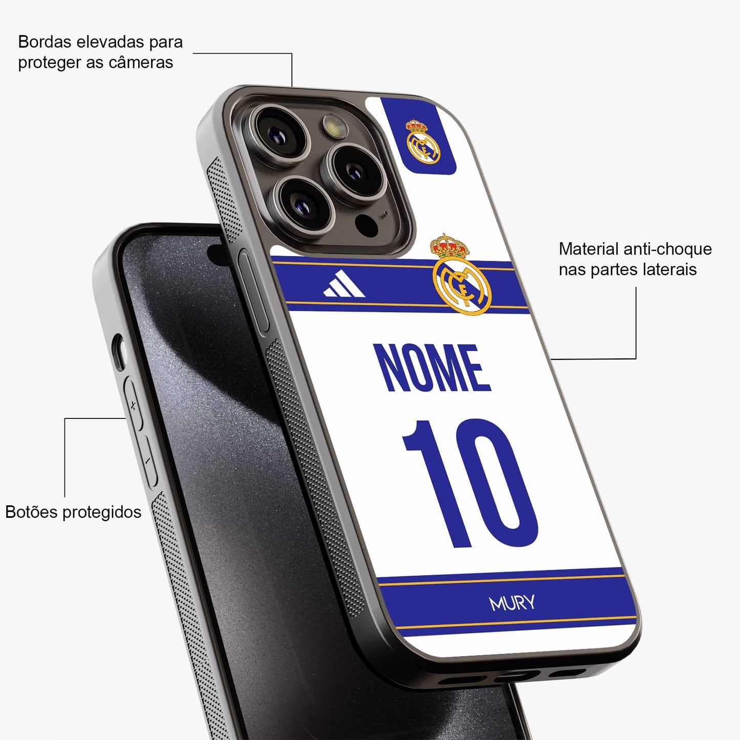 Capas Real Madrid 3 (Personalizáveis)